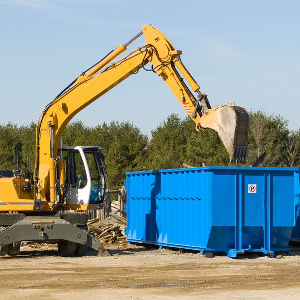 are there any restrictions on where a residential dumpster can be placed in Long Beach Indiana